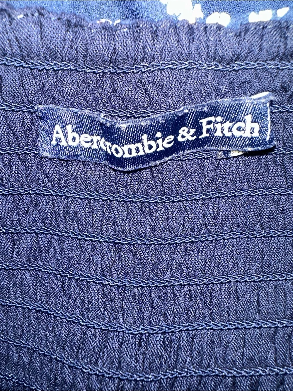 Abercrombie & Fitch Navy Floral Wrap Maxi Dress XS